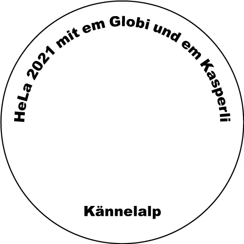 Diverses: Lagerdruck 2021 Globi und Chasperli schwarz weiss 03 – Gestaltung von Lindenmann Creativity, Seengen AG
