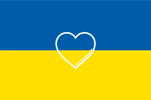 Fahne: Ukraine-Fahne Entwurf (Alpenfahnen) – Gestaltung von Lindenmann Creativity, Seengen AG