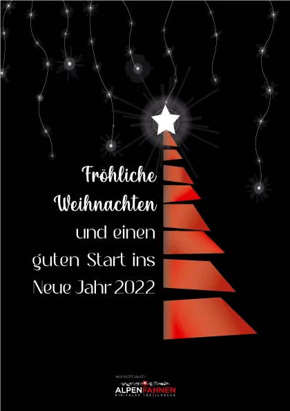 Karte: Weihnachtskarte (Entwurf) – Gestaltung von Lindenmann Creativity, Seengen AG