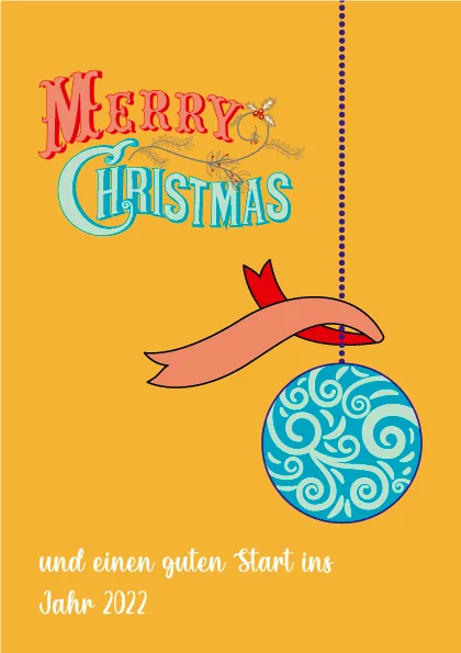 Karte: Weihnachtskarte (Entwurf) – Gestaltung von Lindenmann Creativity, Seengen AG