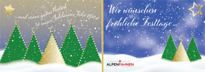 Karte: Weihnachtskarte 2023 – Gestaltung von Lindenmann Creativity, Seengen AG